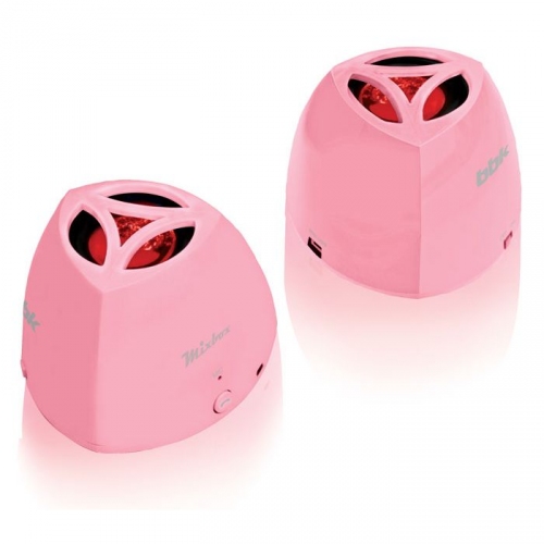 Купить Портативная акустика BBK BTA100 розовая в интернет-магазине Ravta – самая низкая цена