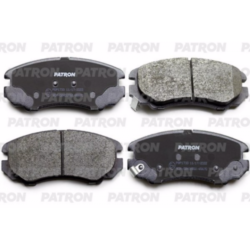 Купить pbp1733 PATRON Комплект тормозных колодок, дисковый тормоз в интернет-магазине Ravta – самая низкая цена