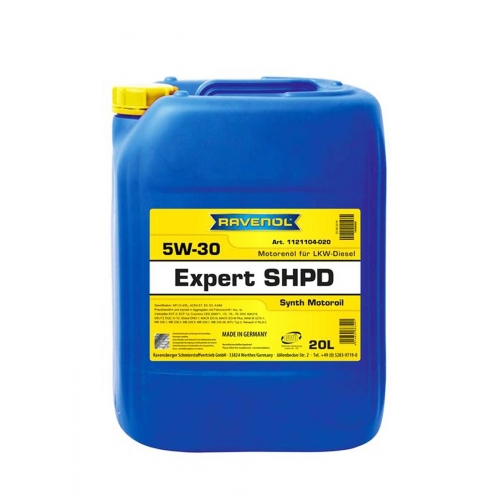 Купить Моторное масло RAVENOL Expert SHPD SAE 5W-30 (20л) в интернет-магазине Ravta – самая низкая цена