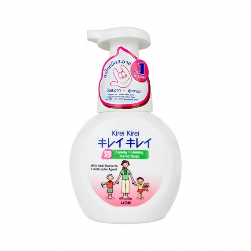 Купить 020238 Мыло-пенка антибактериальная для рук Воздушное мыло LION THAILAND Kirei Kirei 250 мл в интернет-магазине Ravta – самая низкая цена