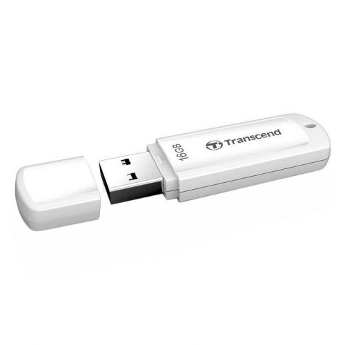 Купить Флешка USB TRANSCEND 16Gb JetFlash 370 TS16GJF370 USB2.0 белый в интернет-магазине Ravta – самая низкая цена