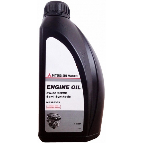 Купить Моторное масло MITSUBISHI Engine Oil Semi-Synthetic SN/CF SAE 5W-30 (1л) в интернет-магазине Ravta – самая низкая цена