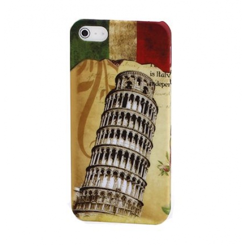 Купить Чехол-накладка Пизанская башня для iPhone 5 в интернет-магазине Ravta – самая низкая цена