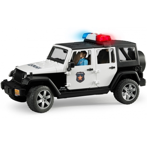 Купить Bruder 02526 "Внедорожник Jeep Wrangler Unlimited Rubicon Полиция" с фигуркой (фикс. цена) в интернет-магазине Ravta – самая низкая цена