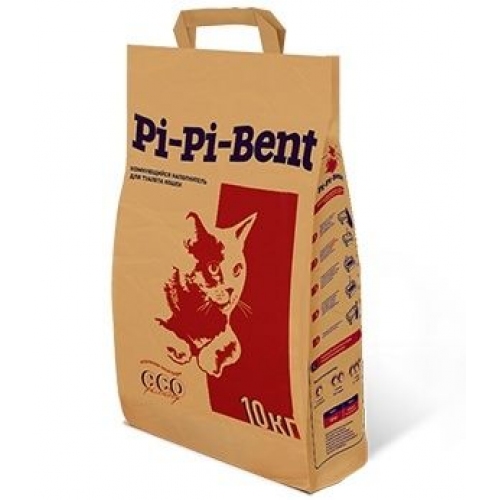 Купить Комкующийся наполнитель Pi-Pi-Bent "Классик" (пакет), 10кг в интернет-магазине Ravta – самая низкая цена