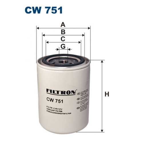 Купить cw751 FILTRON Фильтр для охлаждающей жидкости в интернет-магазине Ravta – самая низкая цена