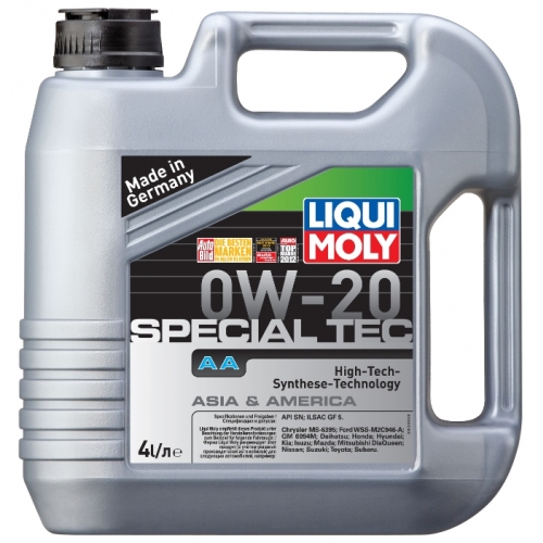 Купить 8066 LiquiMoly НС-синт.мот.масло Special Tec AA 0W-20 SN;ILSAC GF-5 (4л) в интернет-магазине Ravta – самая низкая цена