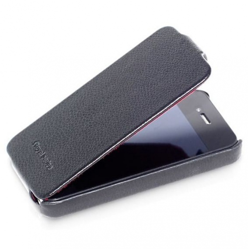 Купить Кожаный чехол HOCO Duke leather case для iPhone 4/4s (черный) в интернет-магазине Ravta – самая низкая цена