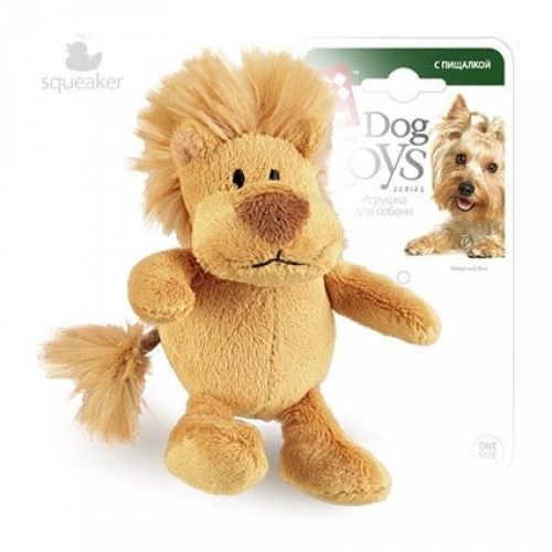 Купить Игрушка GiGwi для собак Лев с пищалкой в интернет-магазине Ravta – самая низкая цена