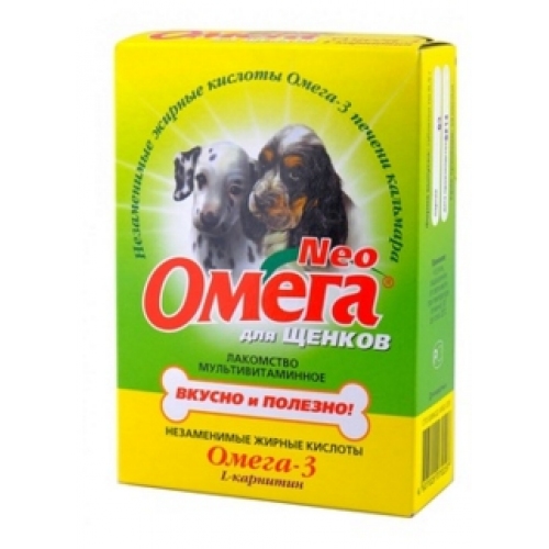 Купить Астрафарм Омега Нео витамины для щенков, 60таб. (13017) в интернет-магазине Ravta – самая низкая цена