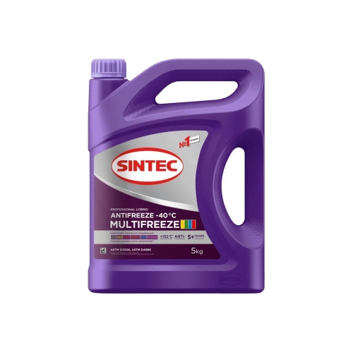 Купить Антифриз Sintec ANTIFREEZE MULTIFREEZE (5кг) 800534/990562 в интернет-магазине Ravta – самая низкая цена