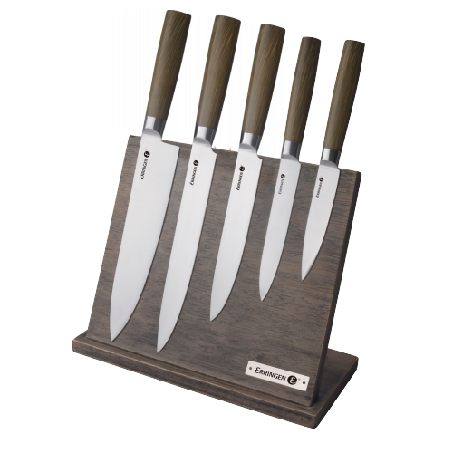 Купить Набор Erringen 5 кухонных ножей на магнитной подставке в интернет-магазине Ravta – самая низкая цена