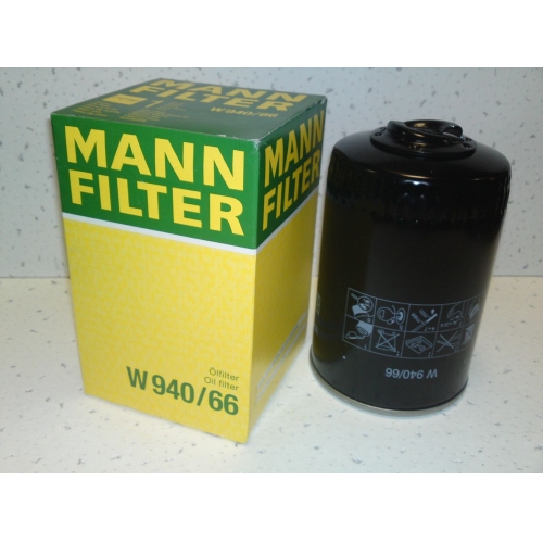 Купить W940/66 MANN-FILTER Масляный фильтр в интернет-магазине Ravta – самая низкая цена