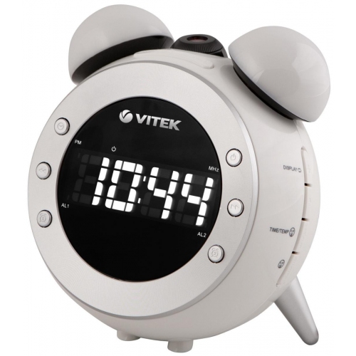 Купить Радиочасы Vitek VT-3525 (белый) в интернет-магазине Ravta – самая низкая цена