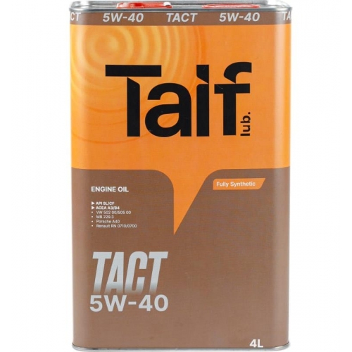 Купить Масло моторное TAIF TACT 5W-40 4л в интернет-магазине Ravta – самая низкая цена