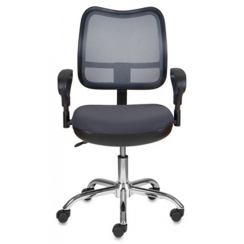 Купить Кресло Бюрократ CH-799SL/DG/TW-12 спинка сетка темно-серый сиденье серый крестовина хром в интернет-магазине Ravta – самая низкая цена