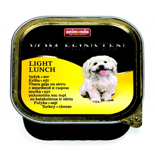 Купить Анимонда 82970 Vom Feinsten Light Lunch кон.д/собак облегченное меню с Индейкой и сыром 150г в интернет-магазине Ravta – самая низкая цена