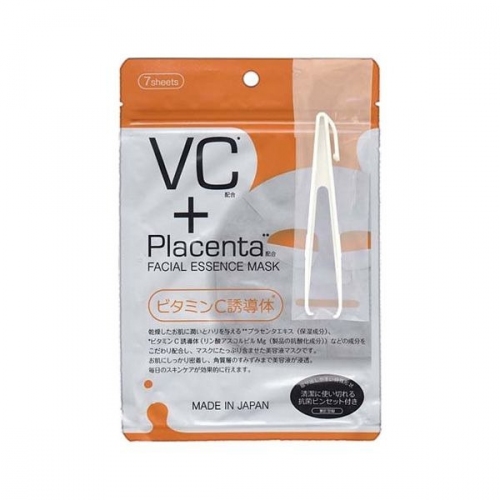 Купить 680082 Japan Gals Маска VC + Placenta facial Essence Mask 7 шт в интернет-магазине Ravta – самая низкая цена