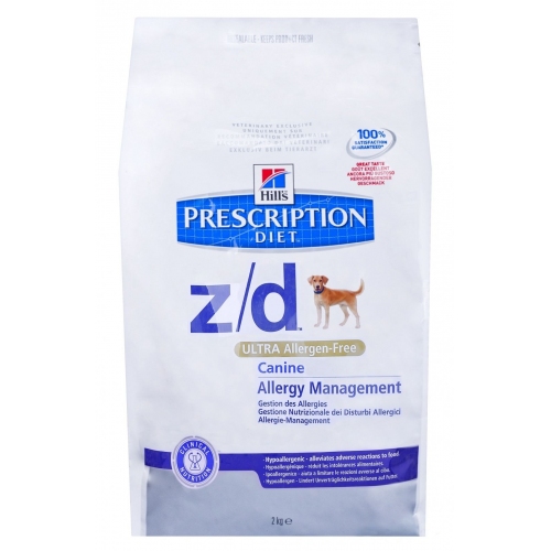 Купить Диетический корм Hill's Z/D Ultra для Собак Лечение острых пищевых аллергий, 3кг в интернет-магазине Ravta – самая низкая цена