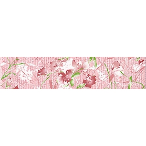 Купить Керамическая плитка Azori Ализе Лила Цветы розовый бордюр 278*62 (шт.) в интернет-магазине Ravta – самая низкая цена