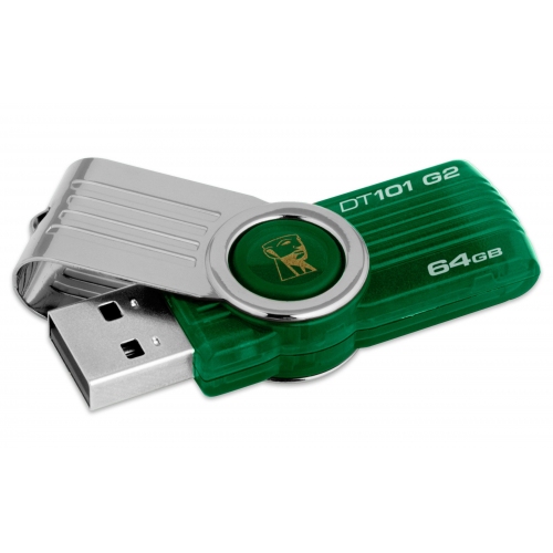 Купить Флеш Диск Kingston 64Gb зеленый DT101G2/64GB в интернет-магазине Ravta – самая низкая цена