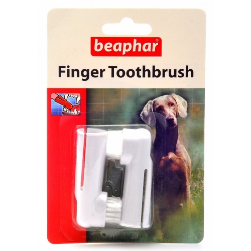 Купить Beaphar Зубная щетка двойная  для собак, на палец в интернет-магазине Ravta – самая низкая цена