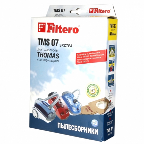 Купить Пылесборники синтетические FILTERO TMS07(3) ЭКСТРА (R) в интернет-магазине Ravta – самая низкая цена