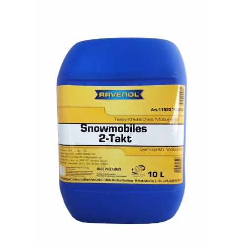 Купить Масло для 2-Такт снегоходов RAVENOL Snowmobiles Teilsynth. 2-Takt (10л) в интернет-магазине Ravta – самая низкая цена
