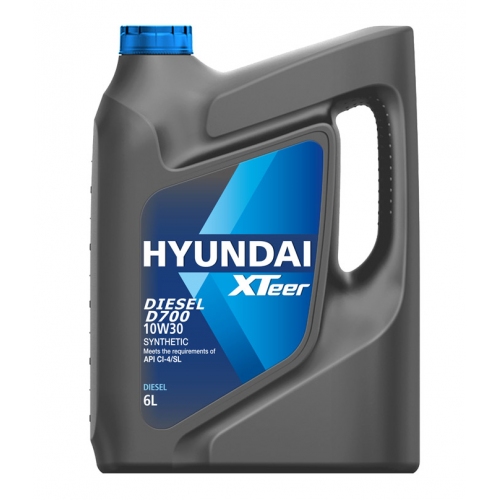 Купить Моторное масло HYUNDAI XTeer Diesel SAE 10W-30 (6л) в интернет-магазине Ravta – самая низкая цена