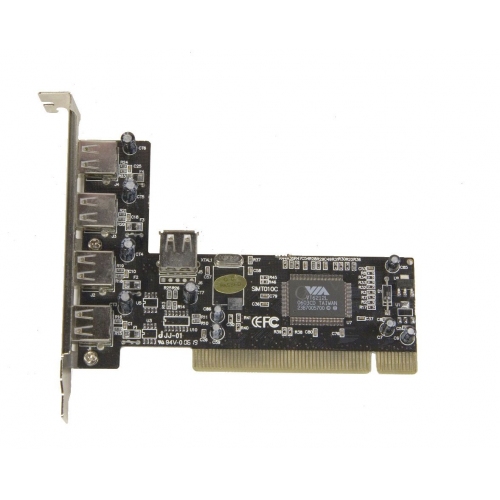Купить Контроллер * PCI USB 2.0 (4+1)port VIA6212 bulk в интернет-магазине Ravta – самая низкая цена