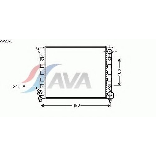 Купить (VW2070) AVA QUALITY COOLING AVA Радиатор охлаждения в интернет-магазине Ravta – самая низкая цена