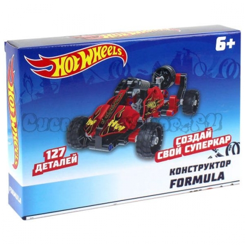 Купить Hot Wheels. Конструктор "Formula" (127 деталей) арт.Т15402 в интернет-магазине Ravta – самая низкая цена