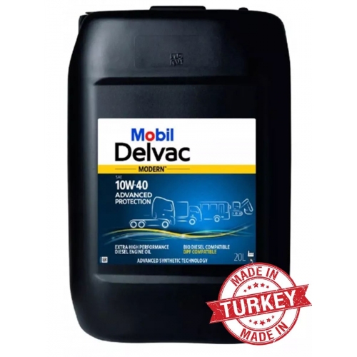 Купить Масло моторное Mobil Delvac Modern 10W-40 Advanced Protection синтетическое 20л в интернет-магазине Ravta – самая низкая цена