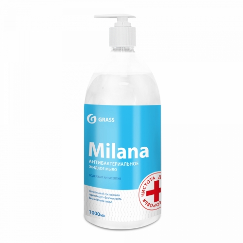 Купить GRASS Жидкое мыло "Milana антибактериальное" с дозатором 1л, арт 125435 в интернет-магазине Ravta – самая низкая цена