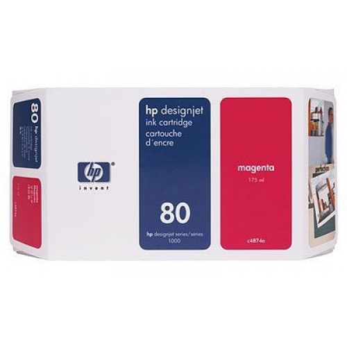 Купить Картридж струйный HP C4847A magenta for DesignJet 1050, 1055 No. 80 в интернет-магазине Ravta – самая низкая цена