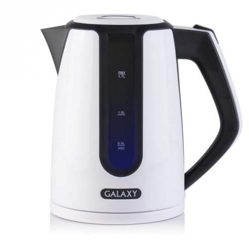 Купить Чайник GALAXY GL 0207 ЧЕРНЫЙ 2200Вт, 1,7 л., скрытый нагревательный элемент в интернет-магазине Ravta – самая низкая цена
