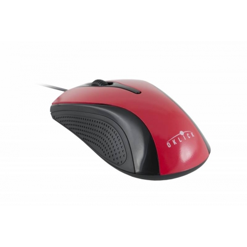 Купить Мышь Oklick 215M черный/красный оптическая (800dpi) в интернет-магазине Ravta – самая низкая цена