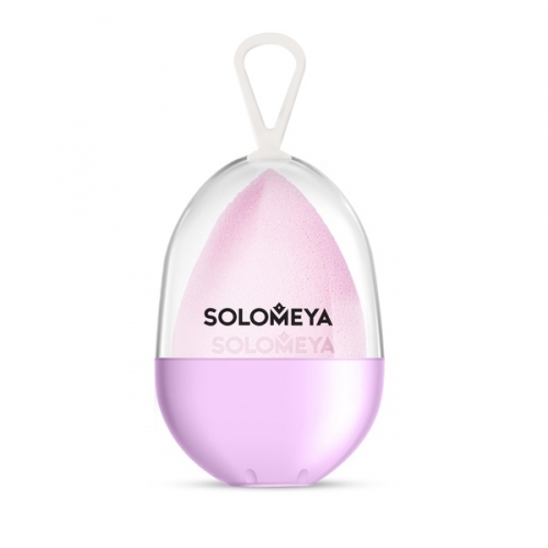 Купить 725279 Косметический спонж для макияжа Solomeya со срезом лиловый / Flat End blending sponge,  lilac в интернет-магазине Ravta – самая низкая цена