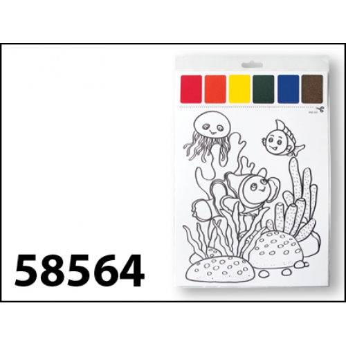 Купить Kribly Boo. Набор для раскрашивания акварелью арт.58564 "Подводный мир" в интернет-магазине Ravta – самая низкая цена