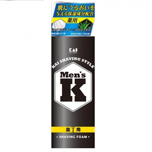 Купить 001352 KAI Пена для бритья Men’s K Shaving Style (от порезов с протеинами шёлка и Алоэ) 220 г в интернет-магазине Ravta – самая низкая цена