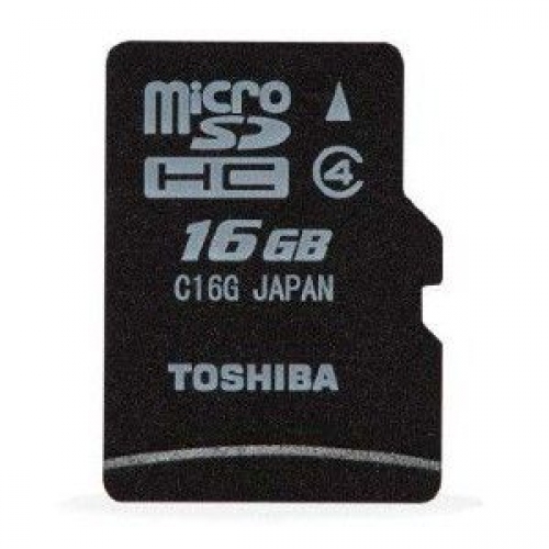 Купить Карта памяти Toshiba microSDHC 16Gb Class4 (SD-C16GJ(6) без адаптера в интернет-магазине Ravta – самая низкая цена