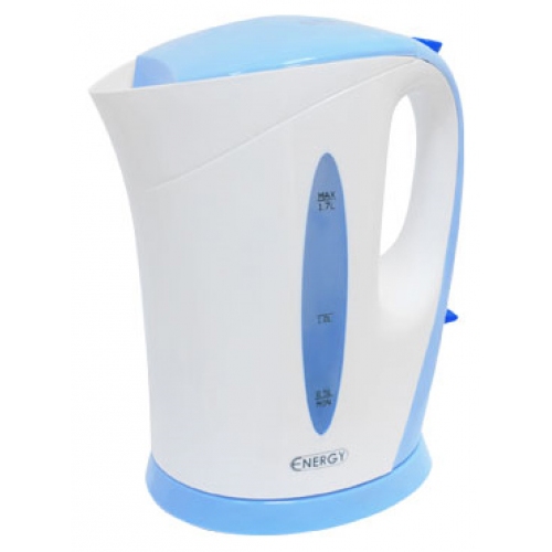Купить Чайник ENERGY E-215 (1,7 л) бело-голубой 2200 вт в интернет-магазине Ravta – самая низкая цена