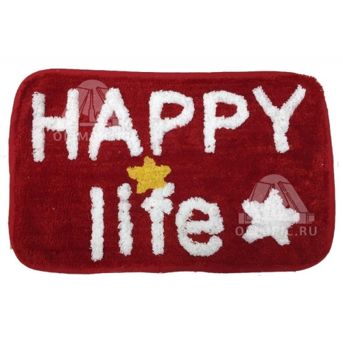 Купить Универсальный хлопковый коврик HAPPY LIFE icarpet 40*60 красный(00955672) в интернет-магазине Ravta – самая низкая цена