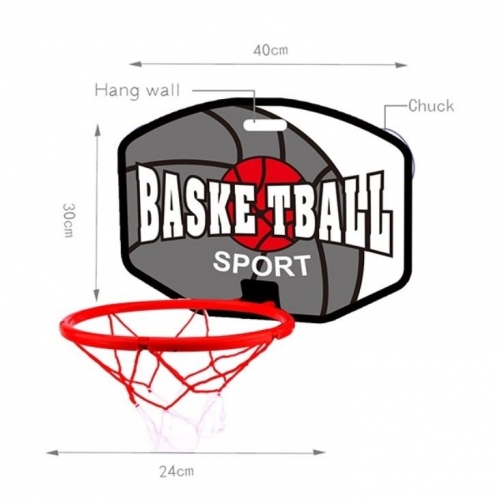 Купить Баскетбольный щит 40*30*24 с аксессуарами ПВХ пакет арт.Т20097 в интернет-магазине Ravta – самая низкая цена