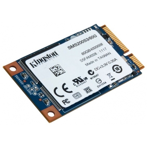 Купить Жесткий диск SSD Kingston mSATA 60Gb SMS200S3 в интернет-магазине Ravta – самая низкая цена