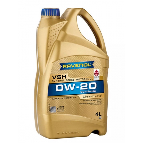 Купить Масло моторное RAVENOL VSH 0W-20 синтетическое 4л в интернет-магазине Ravta – самая низкая цена