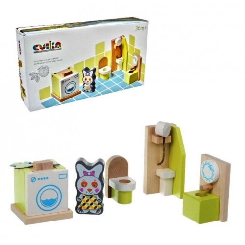 Купить CUBIKA.12633 Игрушка детская деревянная "Набор Мебели 1"* в интернет-магазине Ravta – самая низкая цена