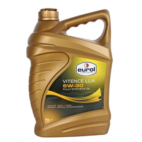 Купить Масло моторное Eurol Vitence LL III 5W-30 синтетическое 5л в интернет-магазине Ravta – самая низкая цена