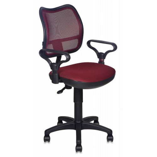 Купить Кресло Бюрократ CH-799/CH/TW-13N спинка сетка бордовый сиденье темно-бордовый в интернет-магазине Ravta – самая низкая цена