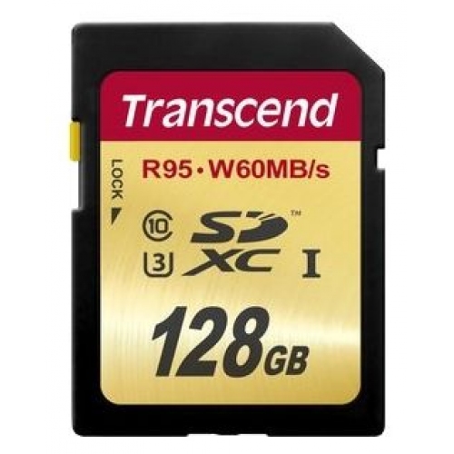 Купить Карта памяти Transcend SDXC UHS-I Card 128GB Class10, U3 (TS128GSDU3) в интернет-магазине Ravta – самая низкая цена